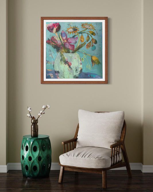 Wallpapering on a Wednesday High Quality Art Print