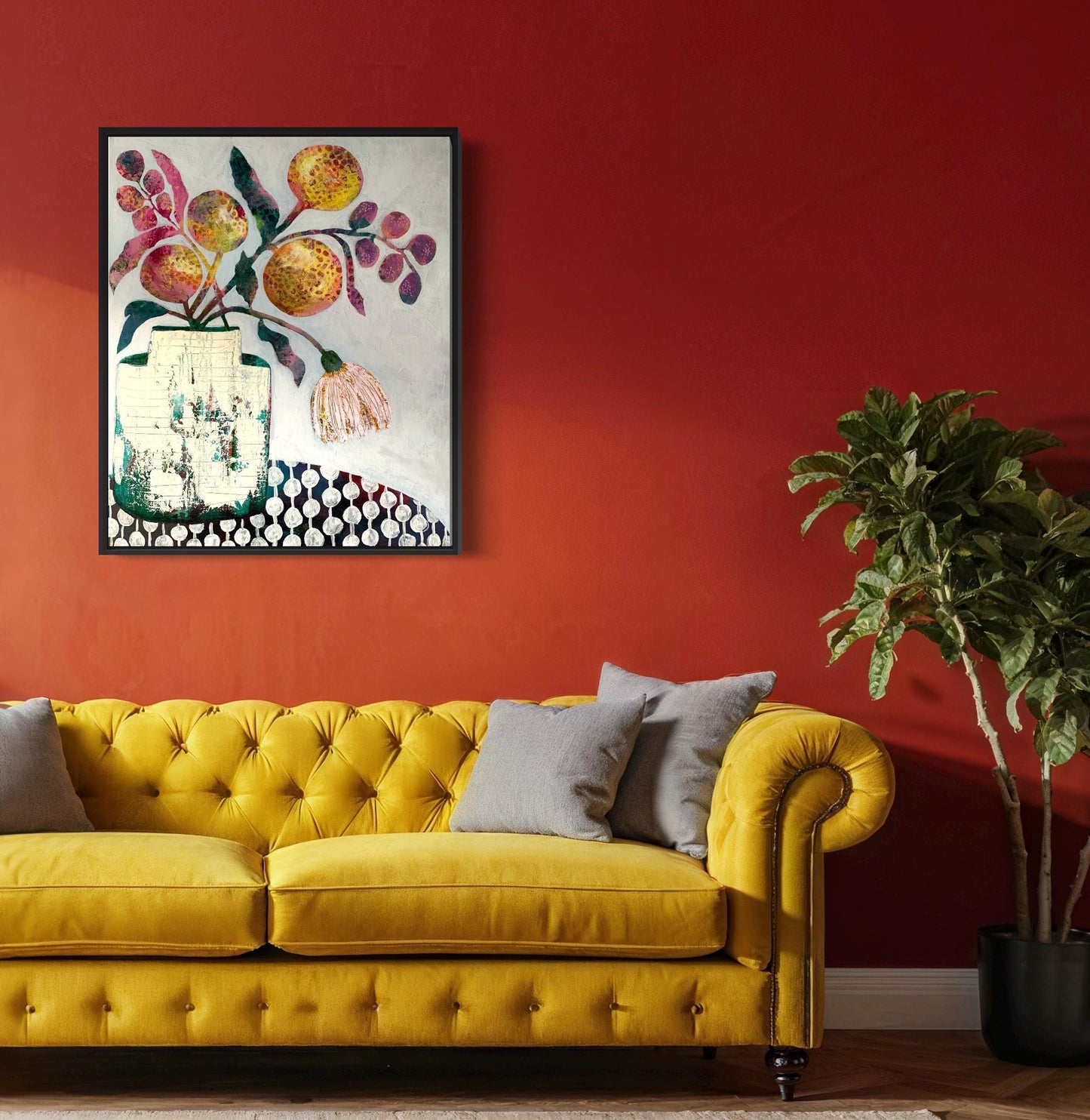 Passionately Pink High Quality Art Print
