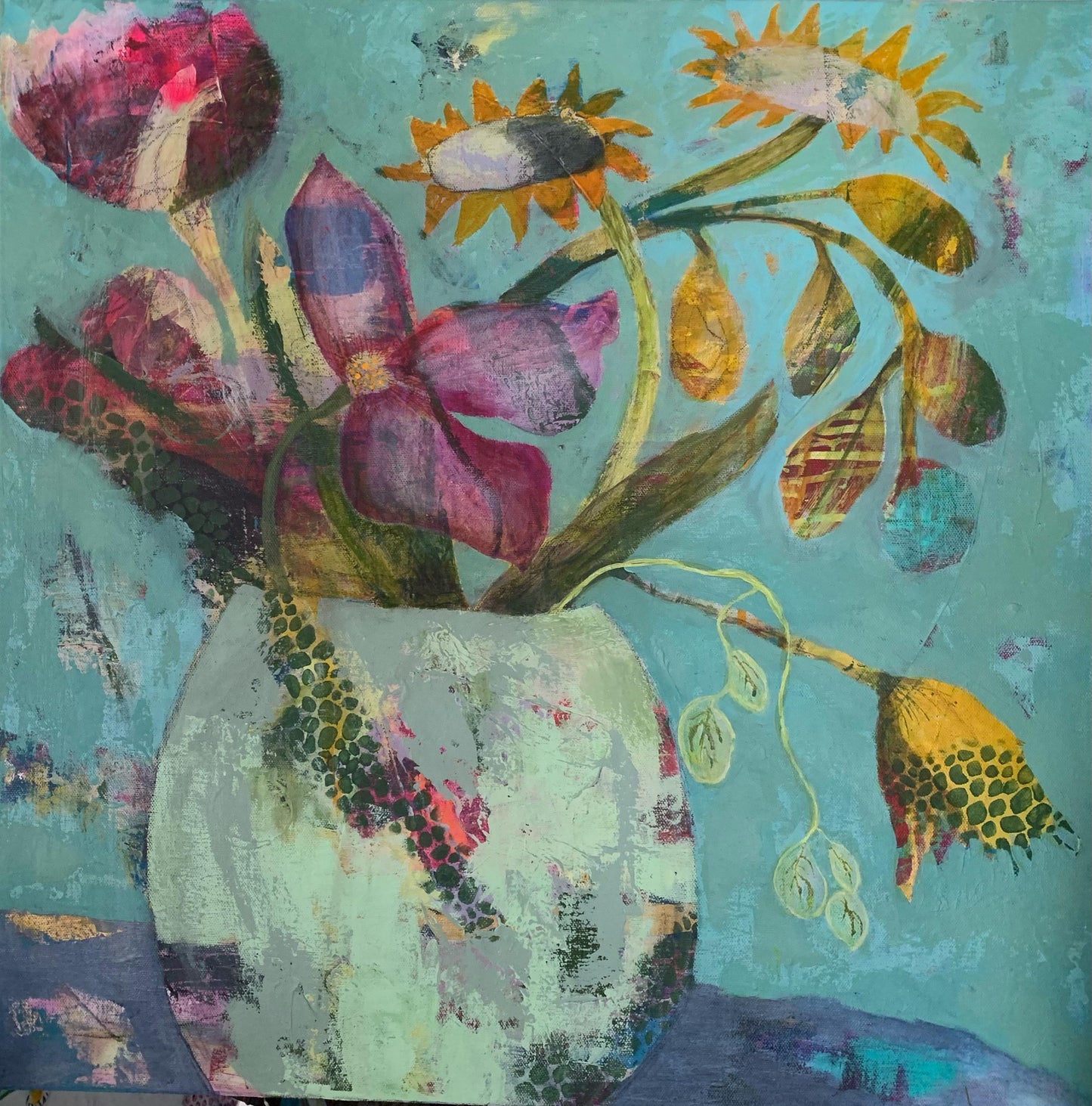 Wallpapering on a Wednesday High Quality Art Print