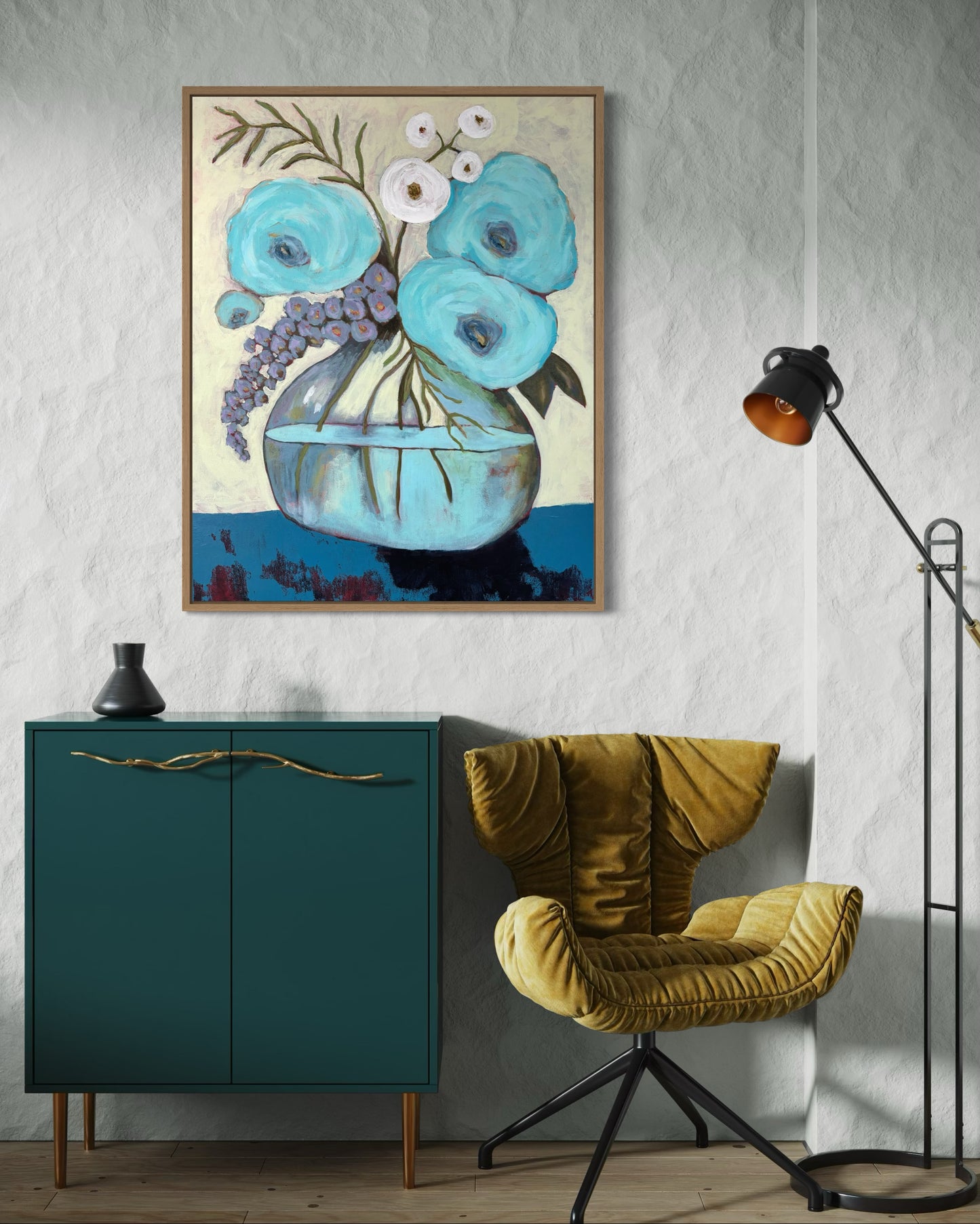 Cool Blue Afternoon High Quality Art Print
