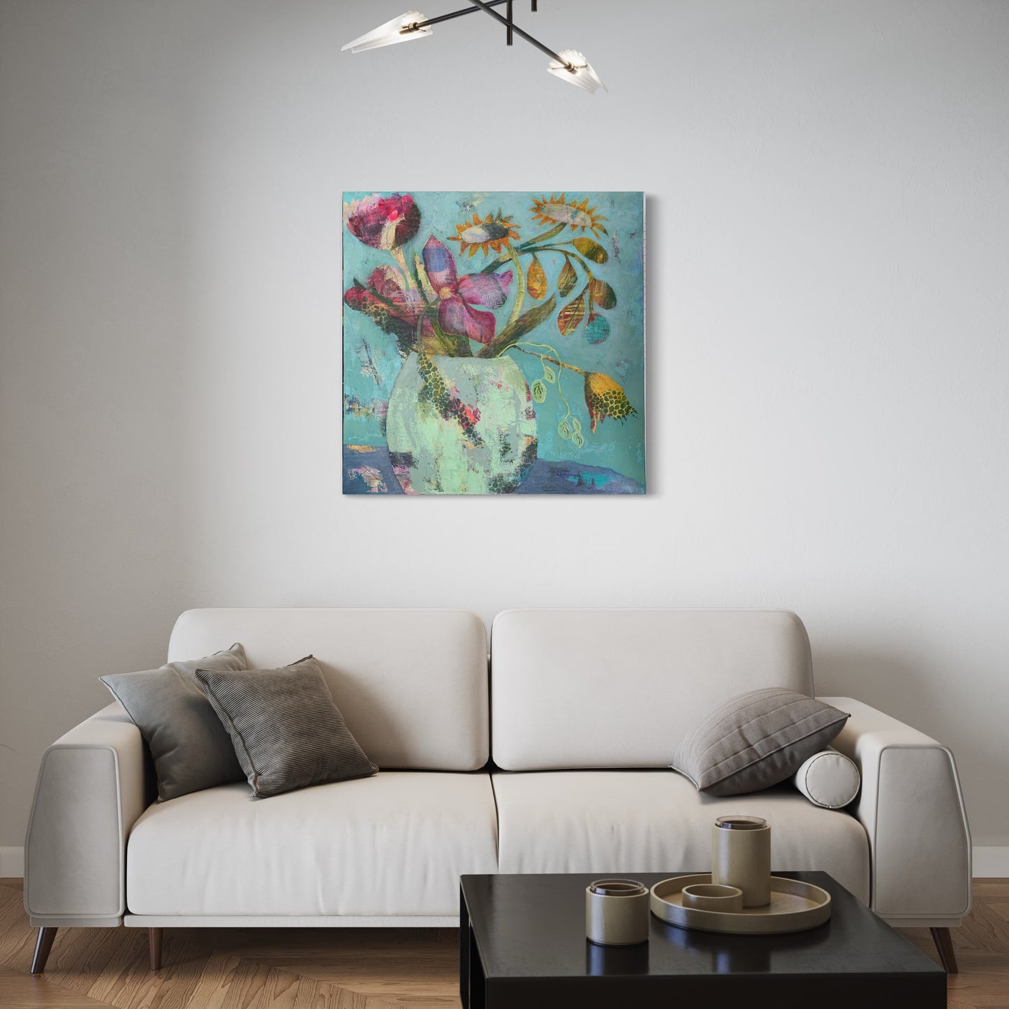 Wallpapering on a Wednesday High Quality Art Print