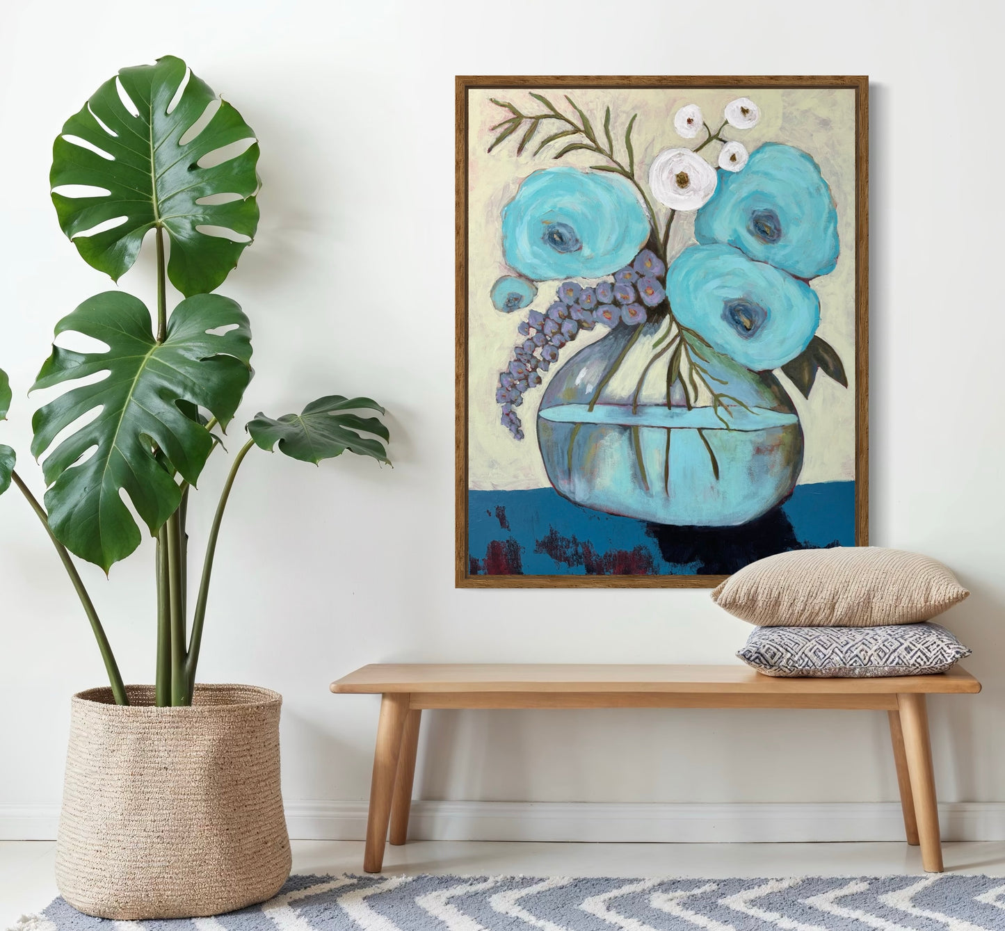Cool Blue Afternoon High Quality Art Print